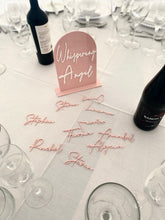 Load image into Gallery viewer, Acrylic Name Place Settings