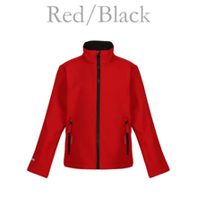 Load image into Gallery viewer, Young Rider Soft Shell Jacket - Red/Black