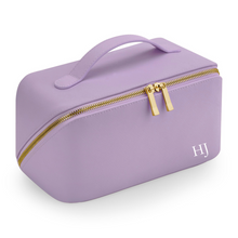 Load image into Gallery viewer, Flat Lay Make Up Bag - Lilac Large