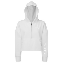Load image into Gallery viewer, Wifey Cropped Hoodie
