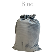 Load image into Gallery viewer, Luxury Velvet Christmas Sack -Blue