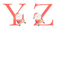 Load image into Gallery viewer, Alphabet Christmas Mug - Red Santa Red Letter