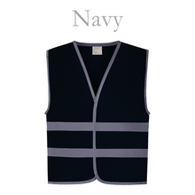 Load image into Gallery viewer, Young Rider Hi Vis Vest - Navy