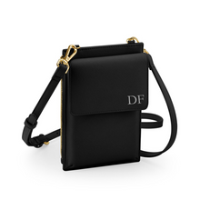 Load image into Gallery viewer, Mobile Phone Case  - Black (Gold Zip)