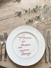 Load image into Gallery viewer, Acrylic Name Place Settings