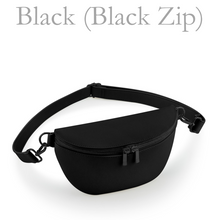 Load image into Gallery viewer, Waist Bag - Black (Black Zip)
