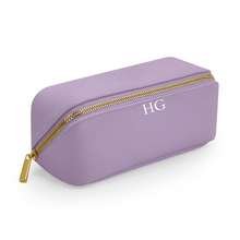 Load image into Gallery viewer, Flat Lay Make Up Bag - Lilac Small