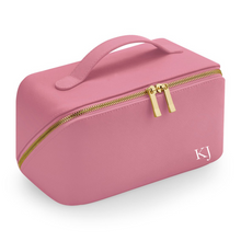 Load image into Gallery viewer, Flat Lay Make Up Bag - Dusky Pink Large