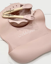 Load image into Gallery viewer, Pink Silicone Weaning Set