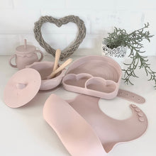 Load image into Gallery viewer, Pink Silicone Weaning Set