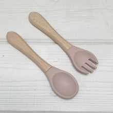 Load image into Gallery viewer, Pink Silicone Weaning Set
