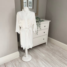 Load image into Gallery viewer, Ladies Robes - Satin with Lace Trim