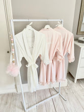 Load image into Gallery viewer, Ladies Robes - Satin with Lace Trim