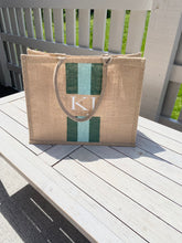 Load image into Gallery viewer, Jute Tote Shopper