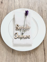 Load image into Gallery viewer, Wooden Name Place Settings