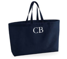 Load image into Gallery viewer, Oversized Canvas Bag - Navy