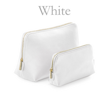 Load image into Gallery viewer, Make Up Bag - White