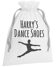 Load image into Gallery viewer, Personalised Dance Shoes Drawstring Bag