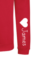 Load image into Gallery viewer, Adult's Valentines Letter Sweatshirt