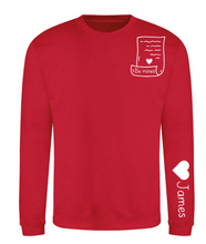 Load image into Gallery viewer, Adult's Valentines Letter Sweatshirt