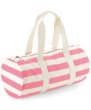 Load image into Gallery viewer, Dance Barrel Bag Pink Stripe