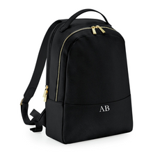 Load image into Gallery viewer, Backpack - Black (Gold Zip)
