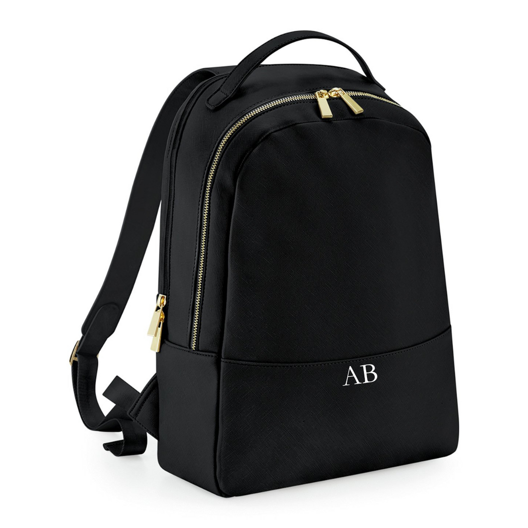 Backpack - Black (Gold Zip)