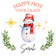 Load image into Gallery viewer, Happy Hot Chocolate Christmas Mug - Snowman
