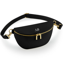 Load image into Gallery viewer, Waist Bag - Black (Gold Zip)
