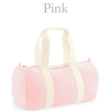 Load image into Gallery viewer, Barrel Bag Pink Name
