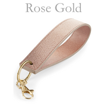 Load image into Gallery viewer, Loop Keyring Initials -  Rose Gold
