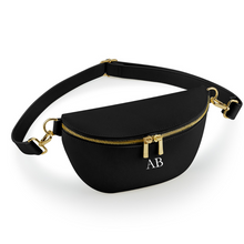 Load image into Gallery viewer, Waist Bag - Black (Gold Zip)
