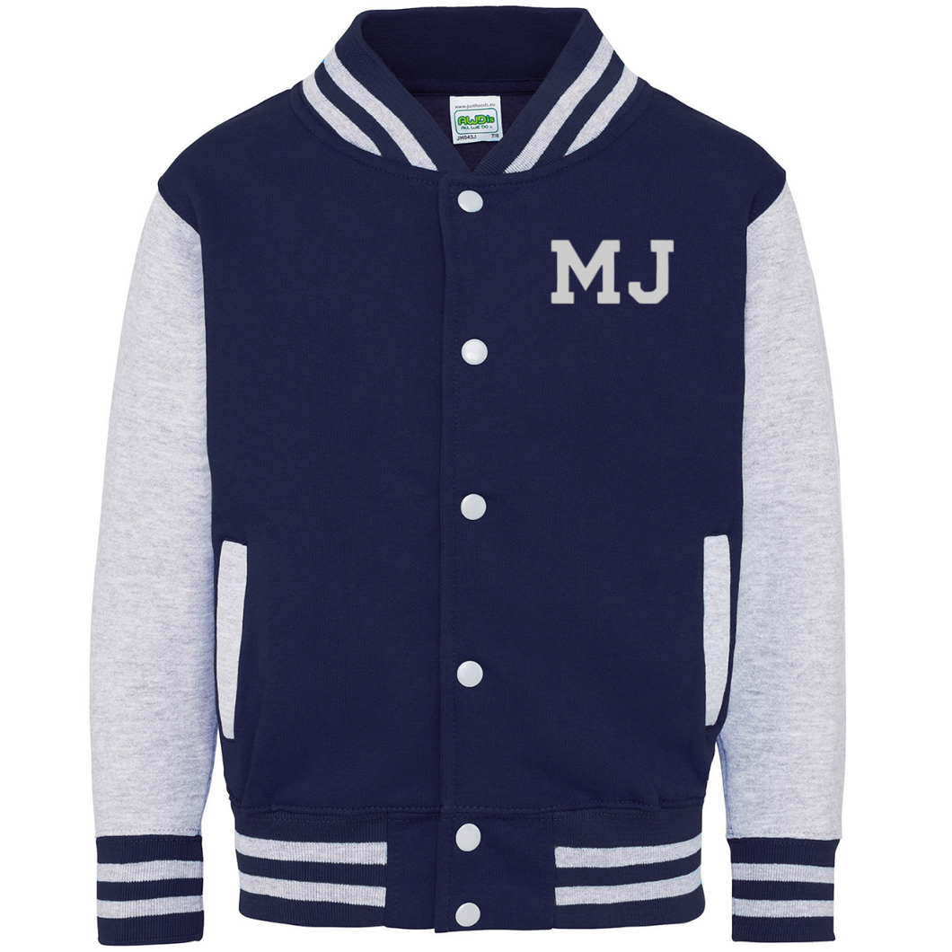 Varsity Jacket Navy/Grey