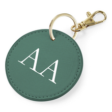 Load image into Gallery viewer, Round Keyring Initials - Sage Green
