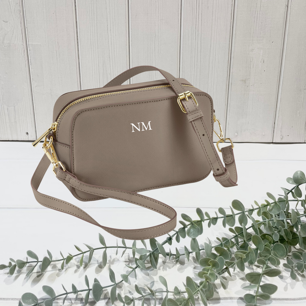 Taupe Cross Over Bag