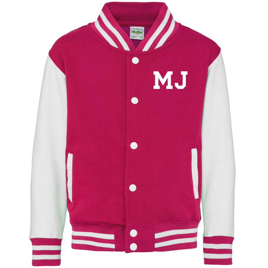 Varsity Jacket Pink/White