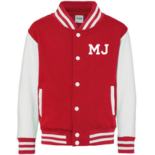 Load image into Gallery viewer, Varsity Jacket Red/White
