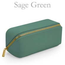 Load image into Gallery viewer, Flat Lay Make Up Bag - Sage Green Small
