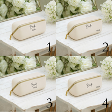 Load image into Gallery viewer, Bride Lay Flat Make Up &amp; Accessories Bag Small
