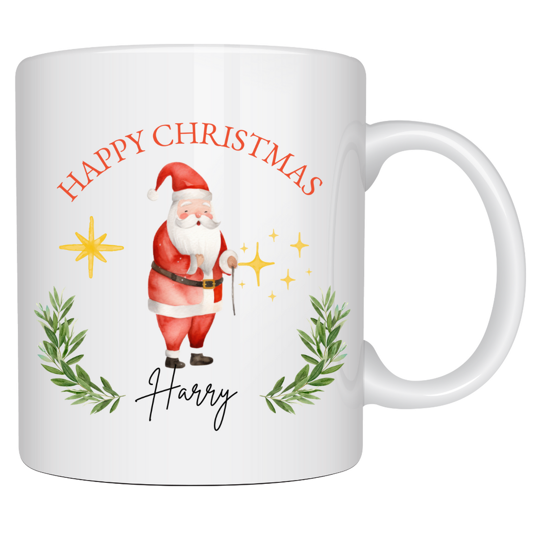 Happy Christmas Mug - Santa