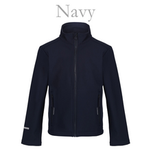 Load image into Gallery viewer, Young Rider Soft Shell Jacket - Navy
