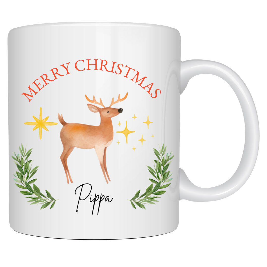 Merry Christmas Mug - Reindeer