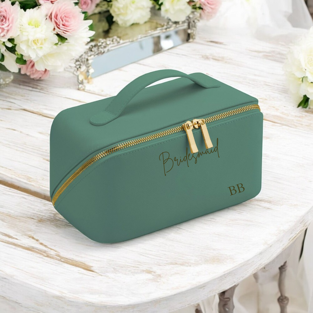 Bridesmaid Lay Flat Make Up & Accessories Bag Large