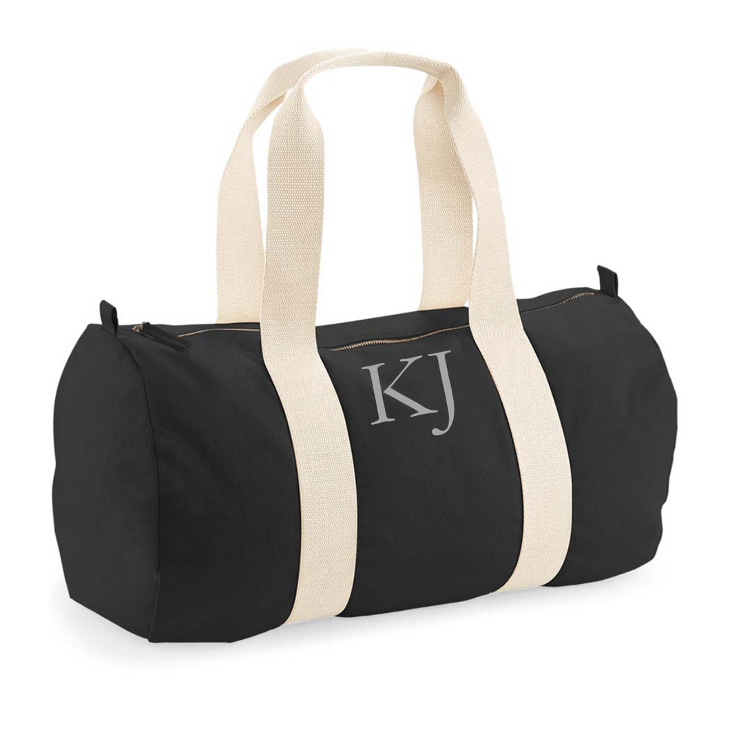 Fitness Barrel Bag Black