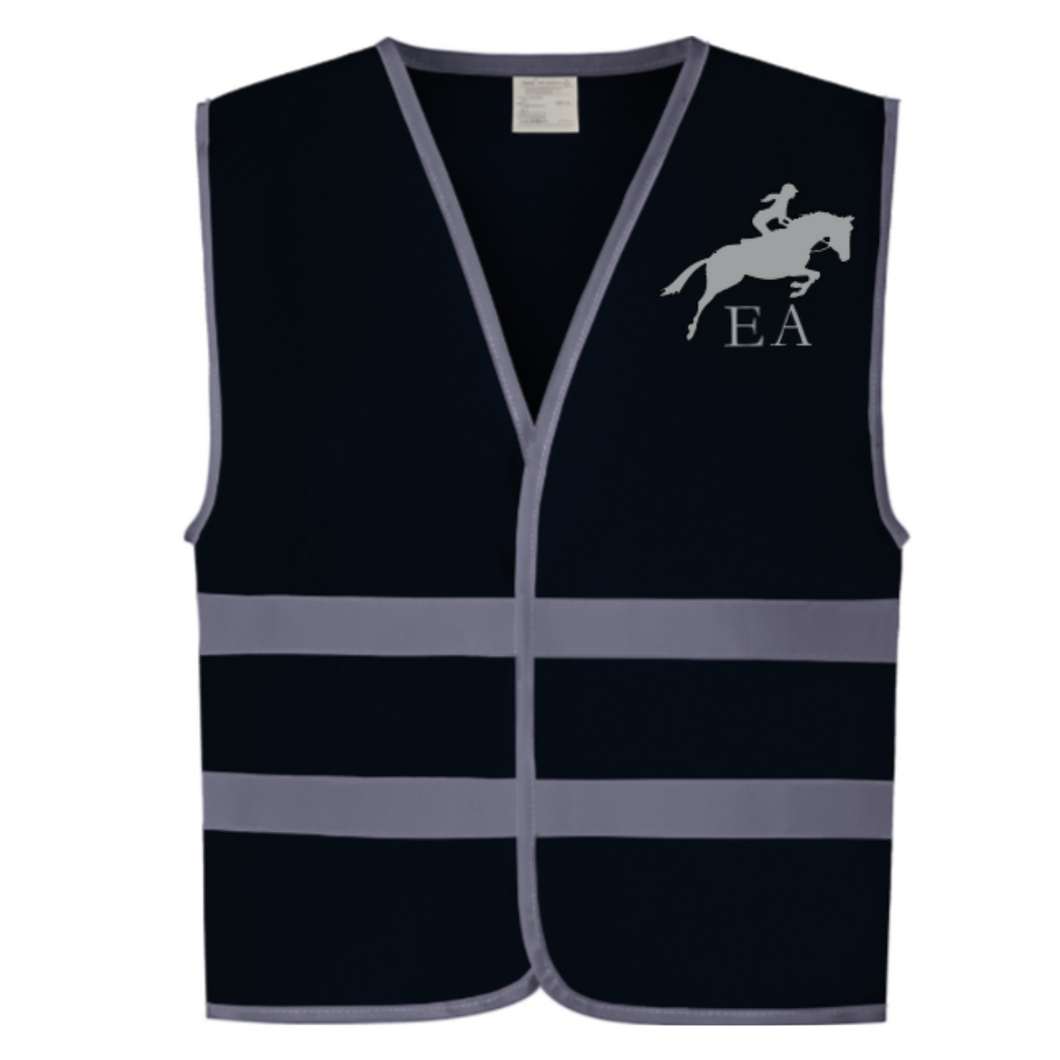 Young Rider Hi Vis Vest - Navy