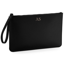 Load image into Gallery viewer, Clutch Bag - Black (Black Zip)
