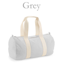 Load image into Gallery viewer, Fitness Barrel Bag Grey
