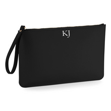 Load image into Gallery viewer, Clutch Bag - Black (Gold Zip)
