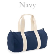 Load image into Gallery viewer, Fitness Barrel Bag Navy
