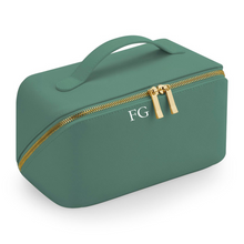 Load image into Gallery viewer, Flat Lay Make Up Bag - Sage Green Large
